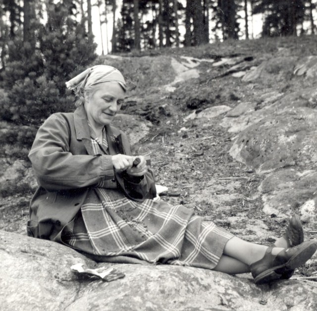 Famo täljer barkbåt, Vitsand