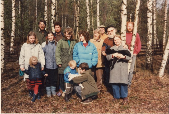 The Emmaus-Westervik community 1988 with me and my childen and my parents